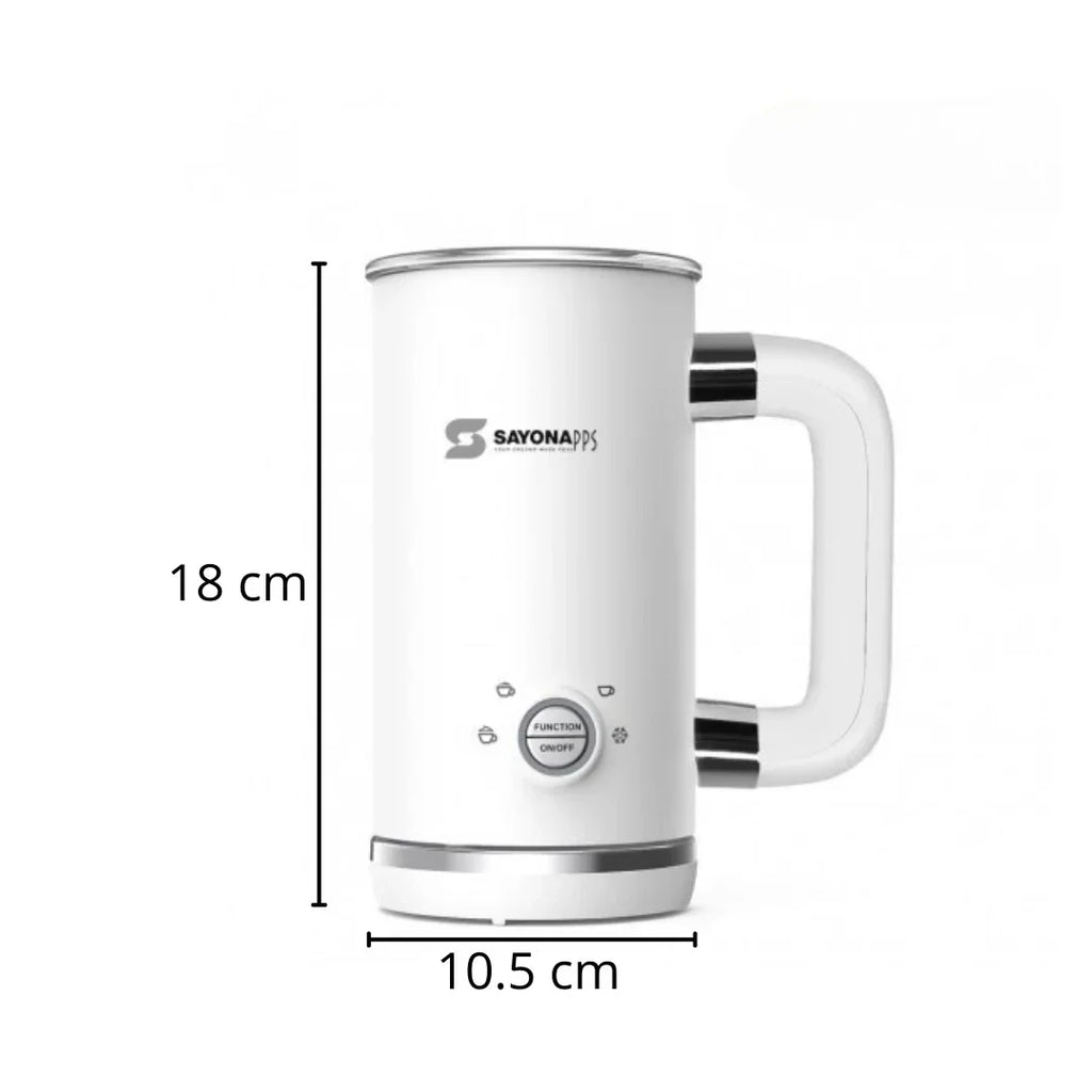 Sayona 4 in 1 Hot/Cold Milk Frother