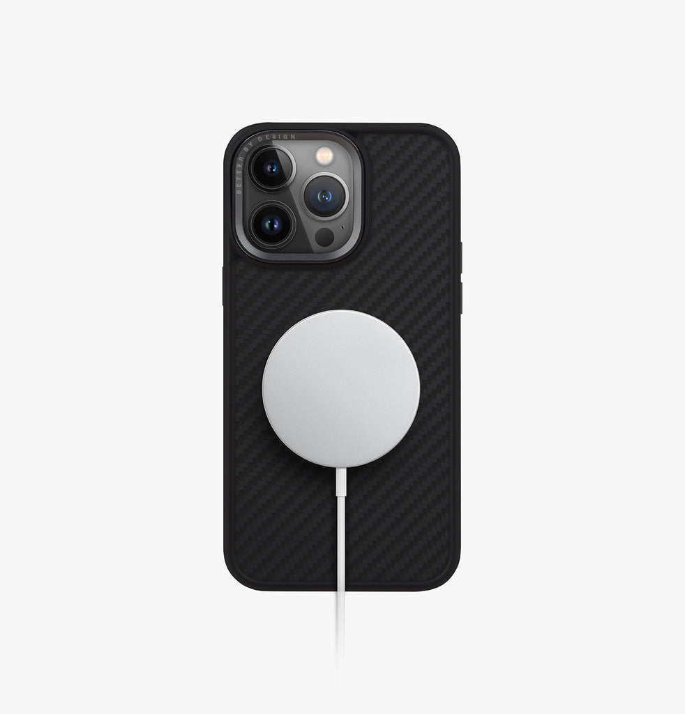 Uniq Keva For iPhone 15 Pro MagSafe Cover | Carbon Black