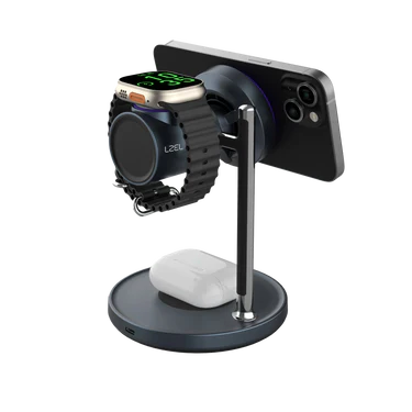 LZEL FlexDock Series 3-in-1 Magnetic Desktop Wireless Charger