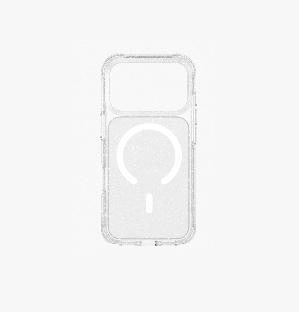 Uniq Hybrid Life Pro Xtreme MagSafe Case for iPhone 17 Pro | Tinsel Lucent