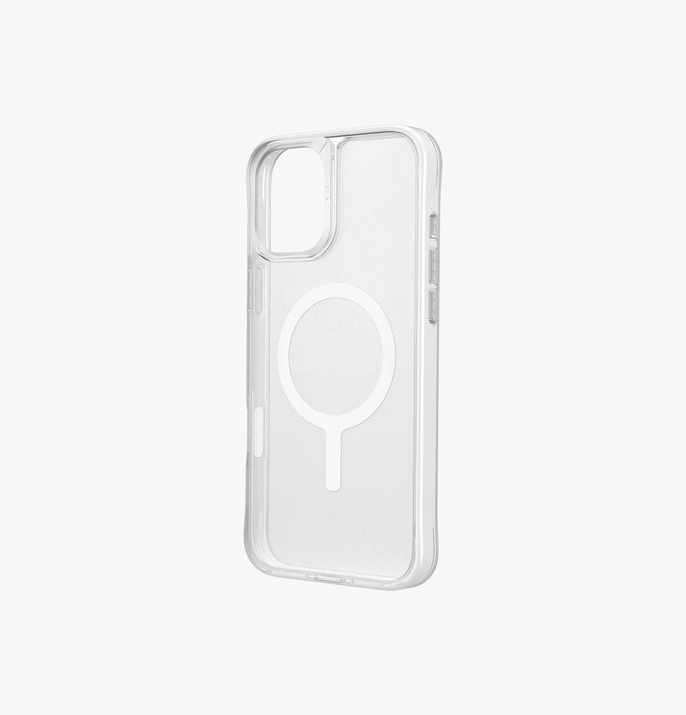 Uniq iPhone 16 Plus Hybrid Lifepro Xtreme MagSafe Case - Dove Frost | Clear