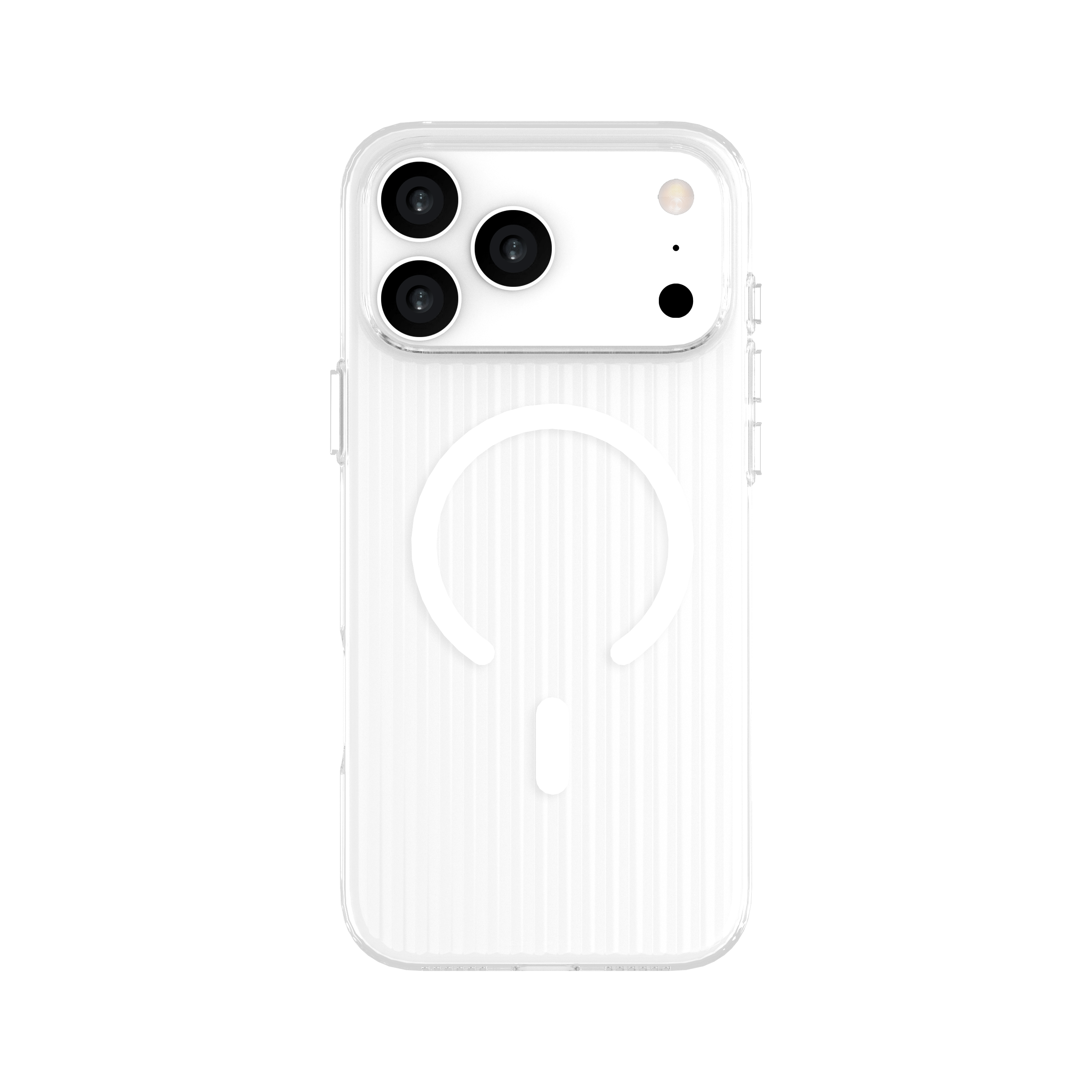 LZEL Magclear Stripe Case for iPhone 17 Pro | Clear