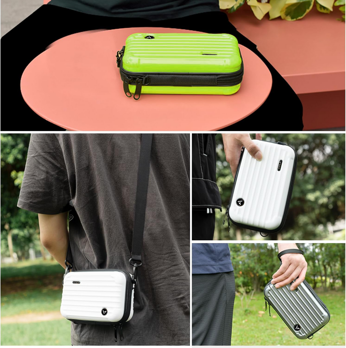 Asli Global Hard Shell Amenity Case Hand Bag