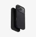 Uniq Hybrid Lino MagSafe Case for iPhone 17 Pro Max | Charcoal Gray