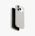 Uniq Hybrid Lino MagSafe Case for iPhone 17 Pro | Mist Gray