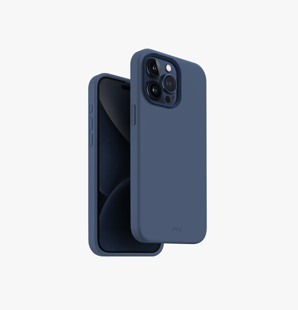 Uniq Lino Hue iPhone 15 Pro | Navy Blue