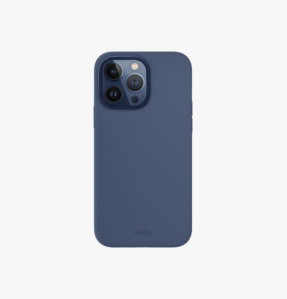 Uniq Lino Hue iPhone 15 Pro Max Case | Navy Blue