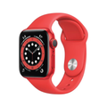 Apple Watch Series 6 GPS, 40mm Red Aluminium Case with Red Sport Band - Regular