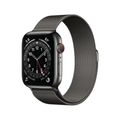 Apple Watch Series 6 GPS + Cellular, 44mm Graphite Stainless Steel Case with Graphite Milanese Loop