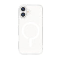 LZEl iPhone 16 Plus MagClear Fusion Case With MagSafe Clear | CLEAR/WHITE