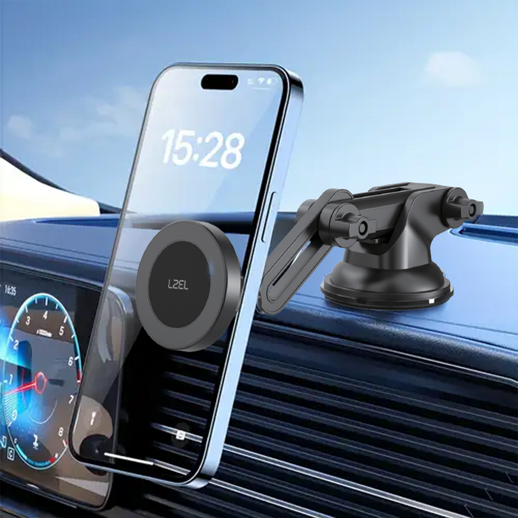 LZEL MagDrive Flex MagSafe Car Phone Holder | Black