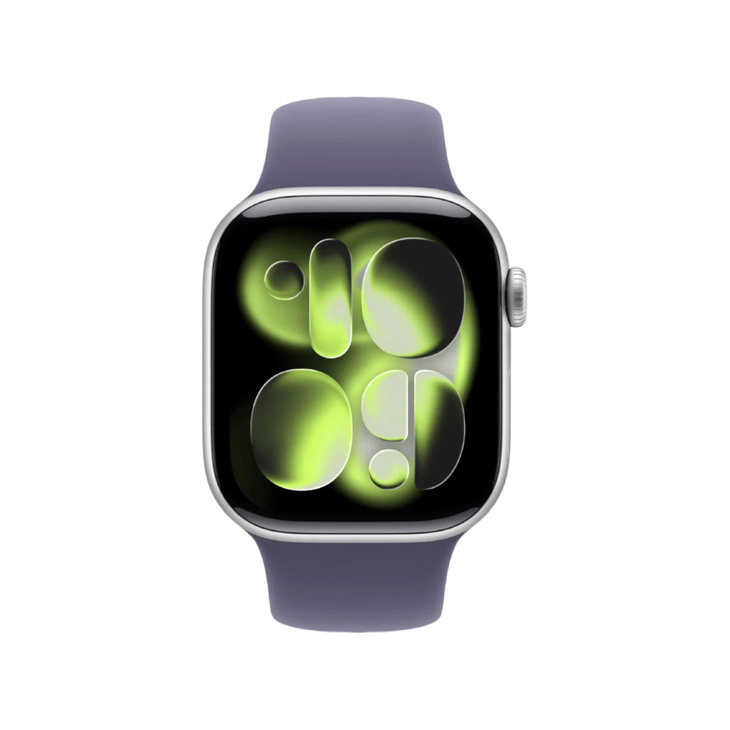 Apple Watch Series 11 - GPS - 42mmÂ - Silver Aluminium Case with Purple Fog Sport Band - M/L
