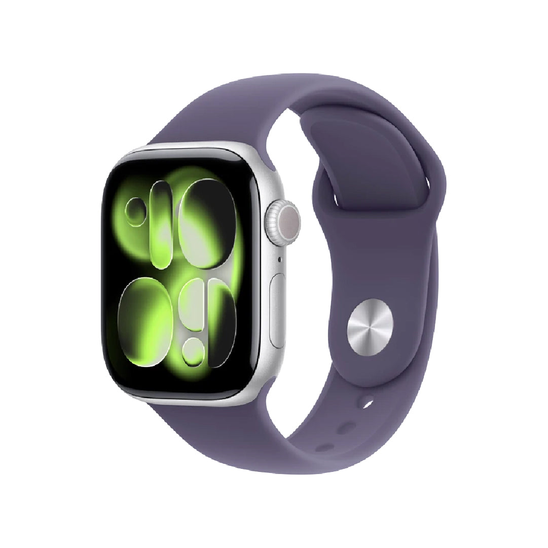 Apple Watch Series 11 - GPS - 42mmÂ - Silver Aluminium Case with Purple Fog Sport Band - M/L