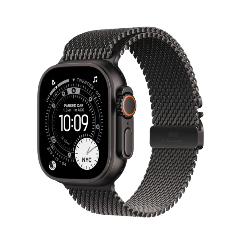 Apple Watch Ultra 3 (2025) GPS + Cellular, 49mm  - Black Titanium Case - Black Titanium Milanese Loop | M