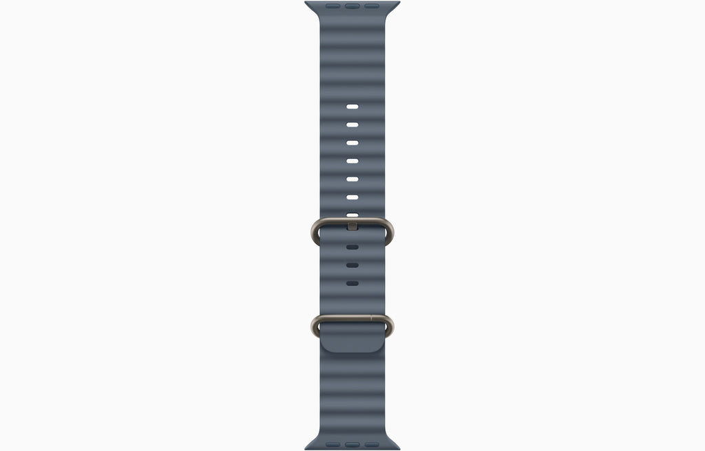 Apple Watch Ultra 3 GPS + Cellular 49mm Natural Titanium Case with Anchor Blue Ocean Band + Bundle Offer