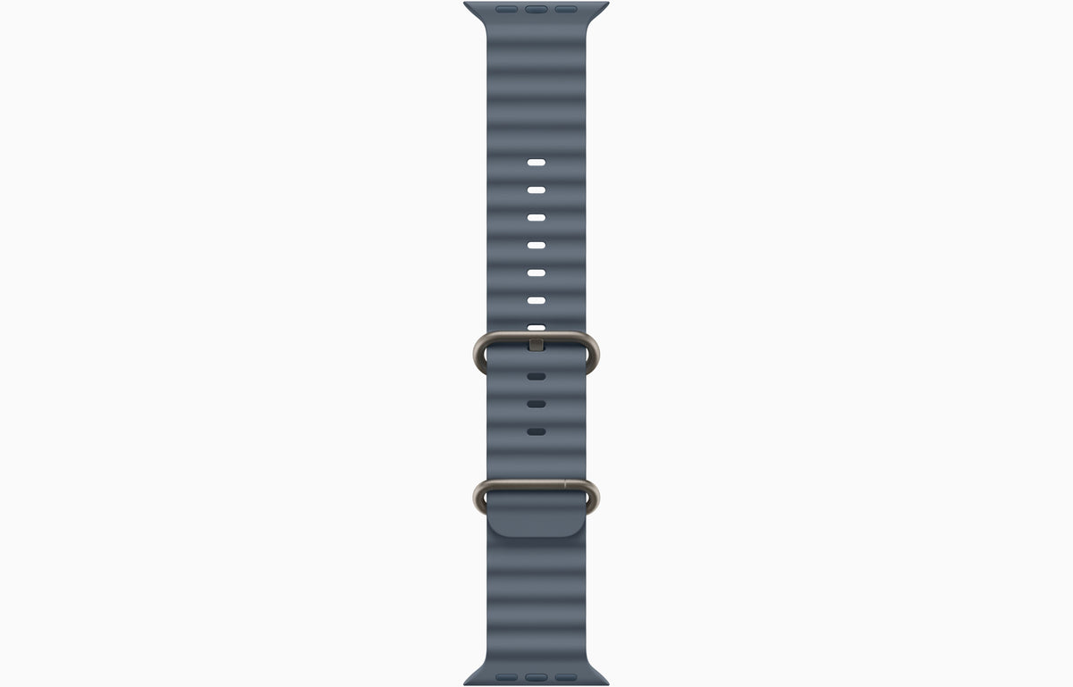 Apple Watch Ultra 3 GPS + Cellular 49mm Natural Titanium Case with Anchor Blue Ocean Band