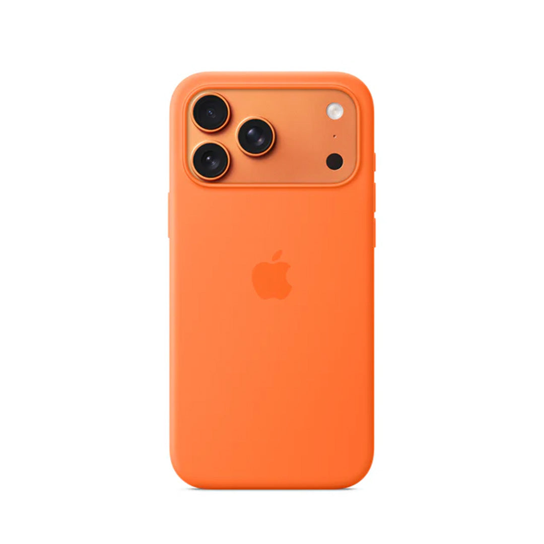 Apple iPhone 17 Pro Max Silicone Case with MagSafe | Orange