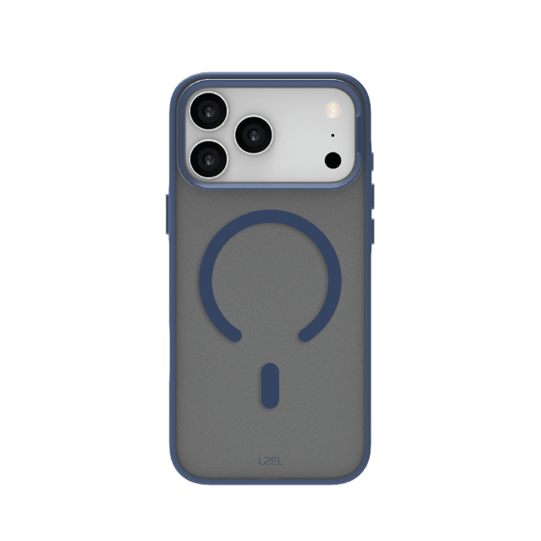 LZEL MagHexro Matte Case for iPhone 17 Pro | Blue