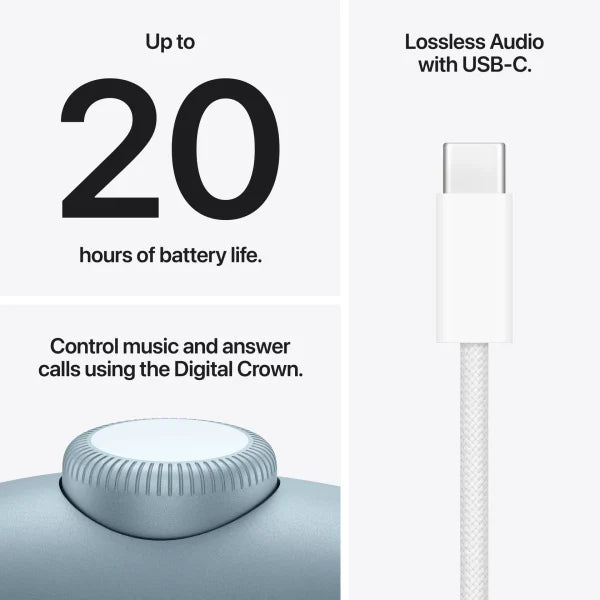 AirPods Max 2 Wireless ANC Headphones  Bundle Offer | Blue