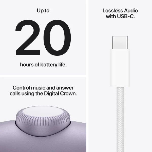 AirPods Max 2 Wireless ANC Headphones  Bundle Offer | Purple