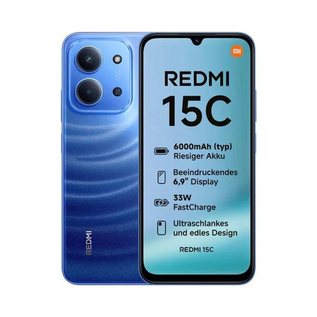 Xiaomi Redmi 15C 4G Phone 6.9-inch 8GB RAM 256GB | Blue