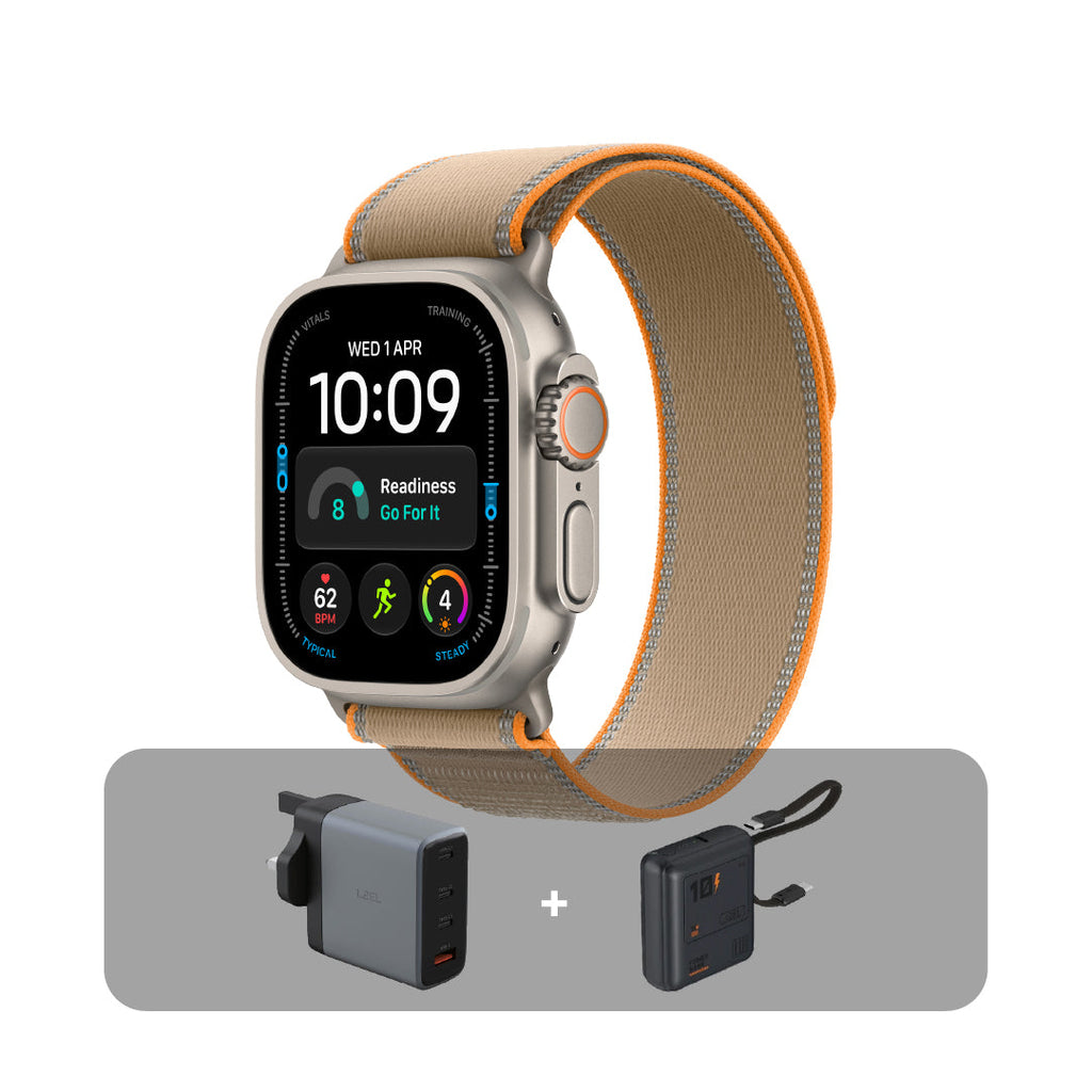 Apple Watch Ultra 4 GPS + Cellular 49mm Natural Titanium with Sand Alpine Loop M/L + Bundle Offer