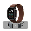 Apple Watch Ultra 4 GPS + Cellular 49mm Black Titanium Case with Burgundy Alpine Loop - L + Bundle Offer