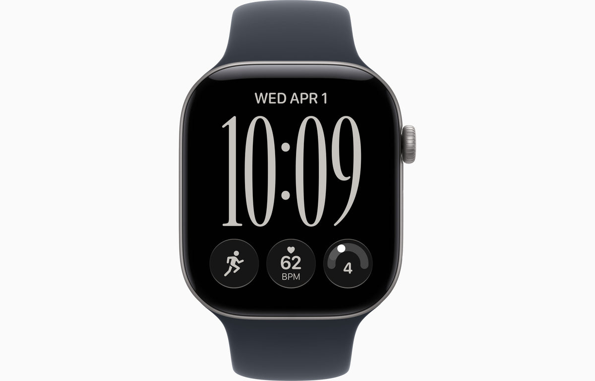 Apple Watch Series 12 GPS 46mm Space Grey with Navy Blue Sport Band S/M