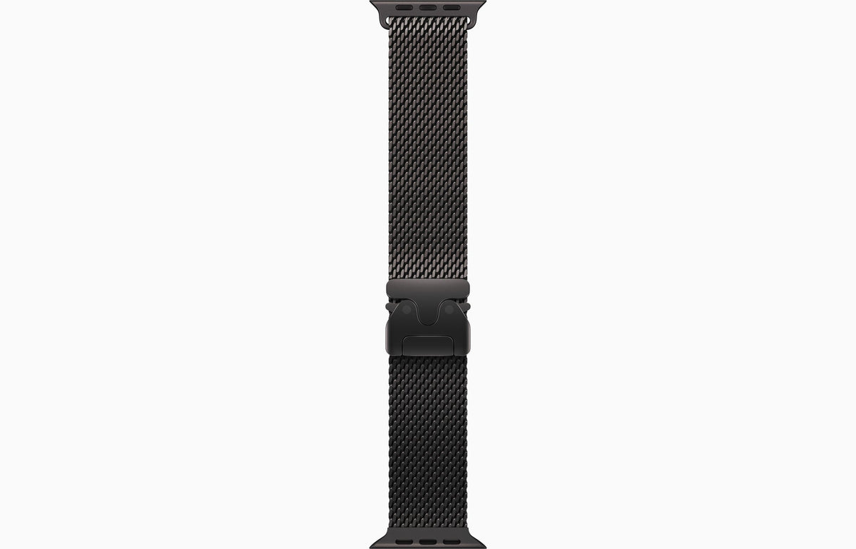 Apple Watch Ultra 4 GPS + Cellular 49mm â€“ Black Titanium with Black Titanium Milanese Loop â€“ M