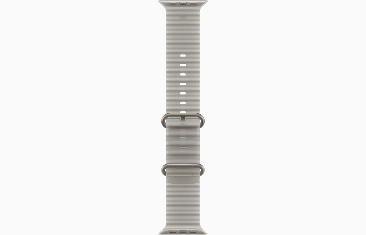 Apple Watch Ultra 4 GPS + Cellular 49mm Natural Titanium with Translucent Grey Ocean Band