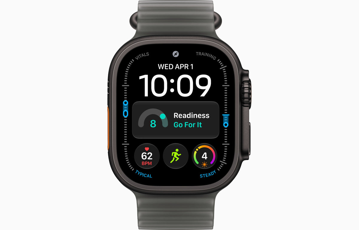 Apple Watch Ultra 4 GPS + Cellular, 49mm Black Titanium Case with Translucent Black Ocean Band + Bundle Offer