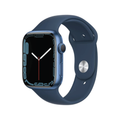 Apple Watch Series 7 GPS + Cellular, 45mm Blue Aluminium Case with Abyss Blue Sport Band - Regular