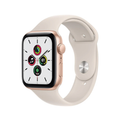 Apple Watch SE GPS + Cellular, 44mm Gold Aluminium Case with Starlight Sport Band - Regular