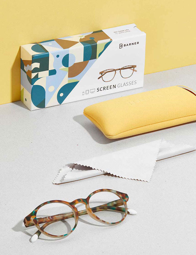Barner Le Marais Blue Light Reading Glasses | Matte Light Tortoise