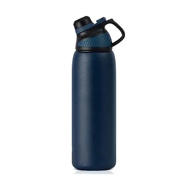 Asli Global 800ml Stainless Steel Metal Canteen for Travel Water Bottle