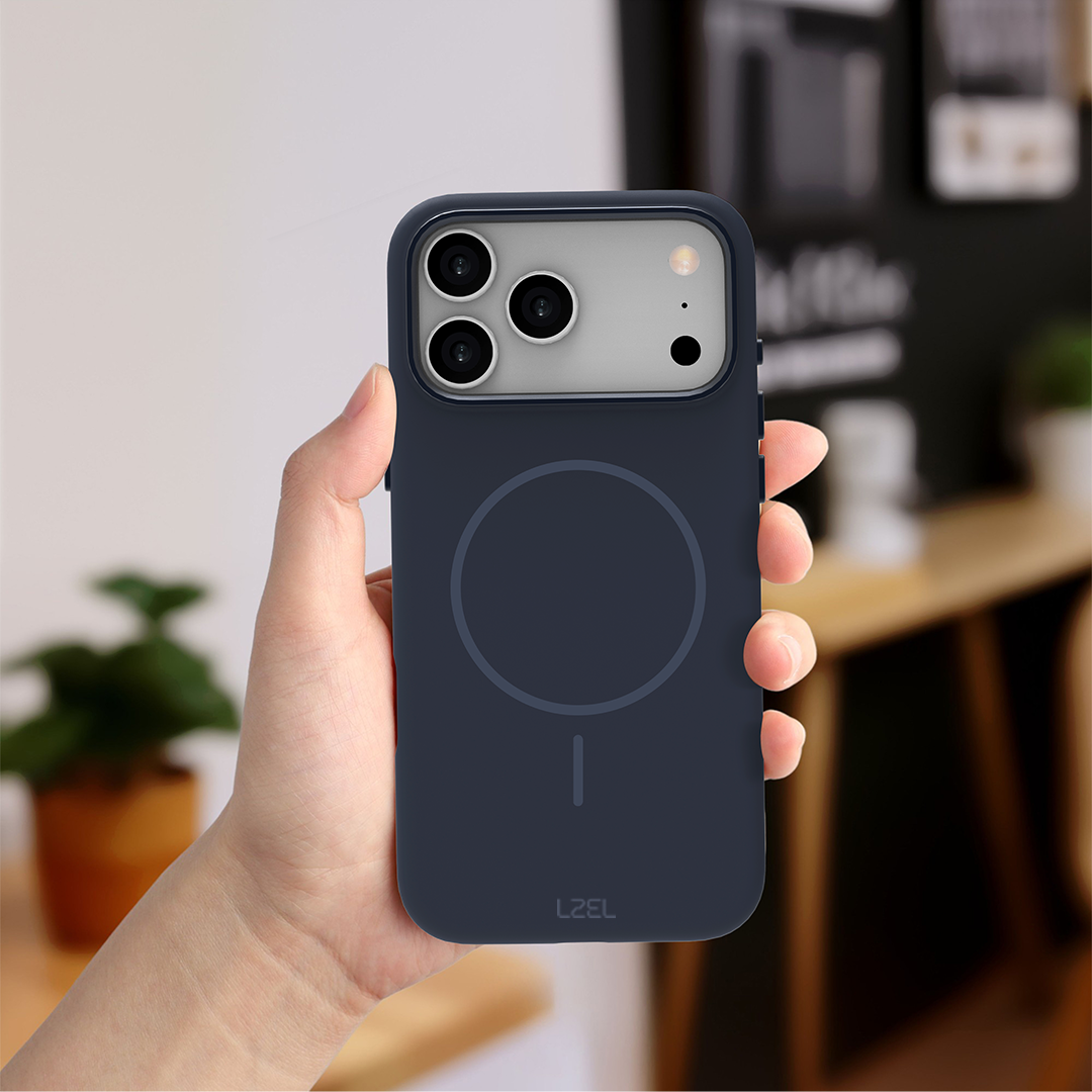 LZEL Magnexin Silicone Case for iPhone 17 Pro Max | Mood Indigo