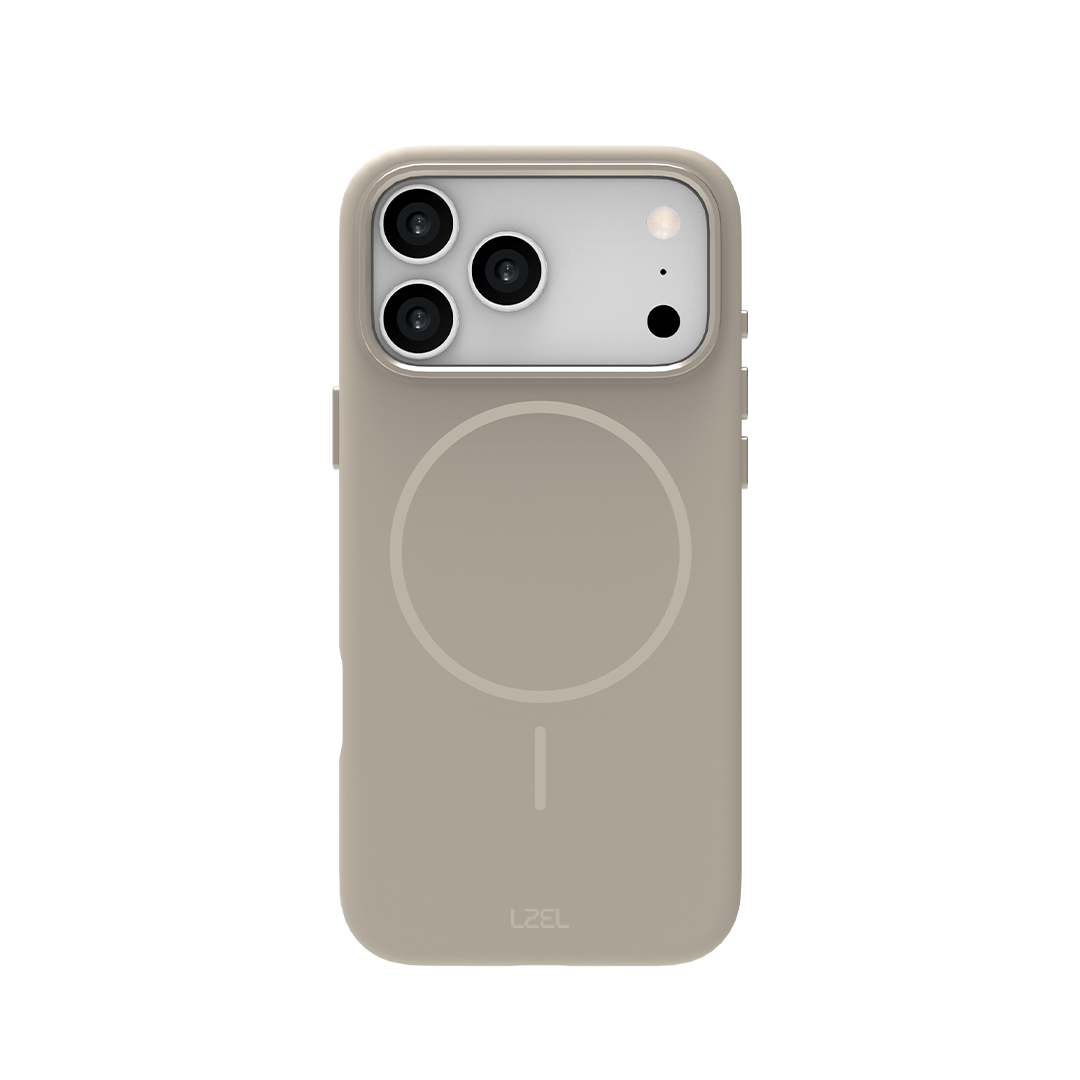 LZEL Magnexin Silicone Case for iPhone 17 Pro | Titanium