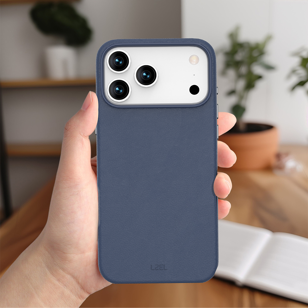 LZEL MagOrbio Leather Case for iPhone 17 Pro