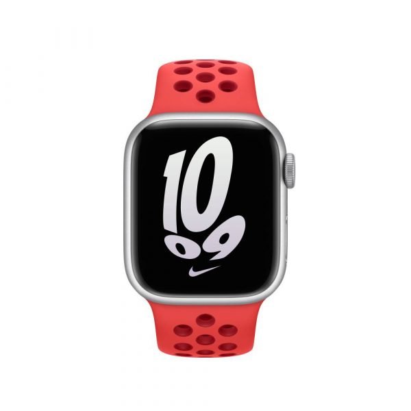 Apple Band 41MM Nike Sport Band - Bright Crimson/Gym Red