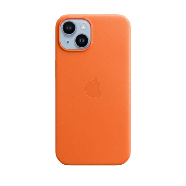 Apple iPhone 14 Plus Leather Magsafe Case - Orange | MPPF3
