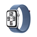 Apple Watch SE GPS 40mm Silver Aluminum Case with Winter Blue Sport Loop