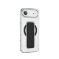 Asli Global MagTrox Gravitas Transparent MagSafe Case with Leather Grip for iPhone Air| Black