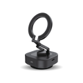 Lzel Magnavas Mount Vacuum Suction Cup Phone Holder 360 Rotation Robust Magnetic Grip | Black