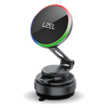 LZEL MagVortex Volt Vacuum Suction Phone Holder with Wireless Charging | Black