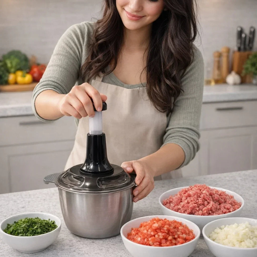 SAGA SG-2614 Food Processor with 4L Capacity and 1000W Power