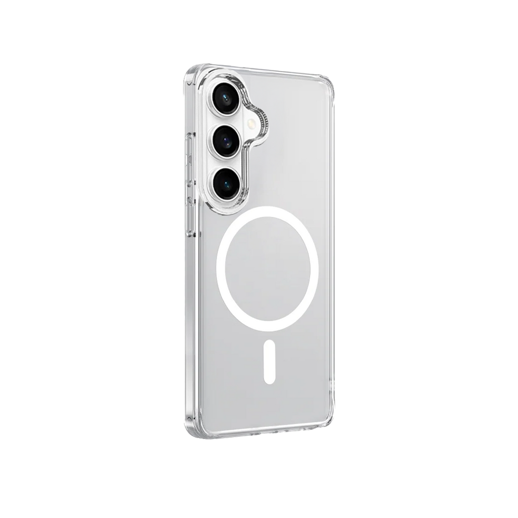 Asli Magtrox Crystal Transparent Style Hybrid MagSafe Case For Samsung S26 | Clear