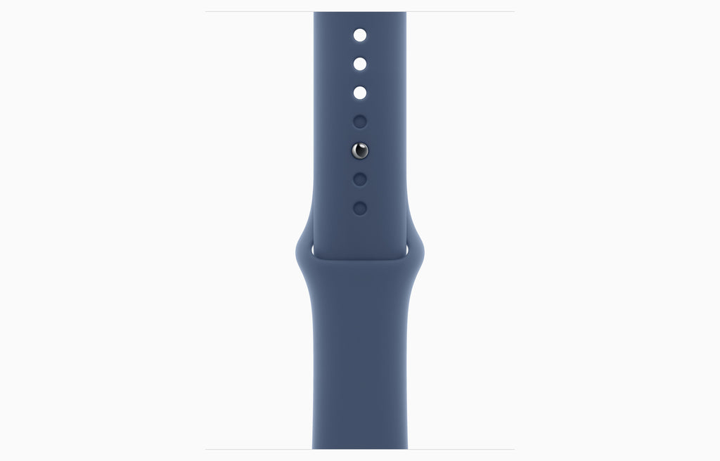 Apple Watch Series 10 - 46mm - GPS  Silver Aluminium Case With Denim Sport Band - M/L