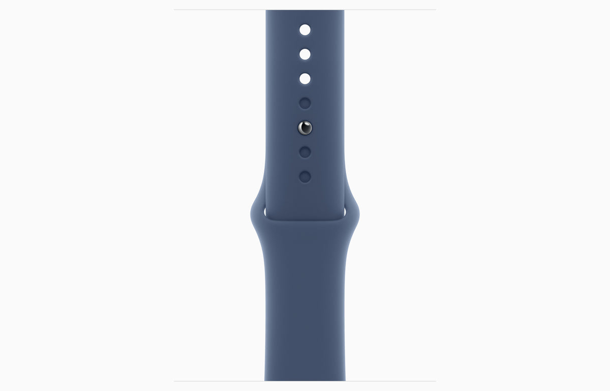 Apple Watch Series 10 - 46mm - GPS  Silver Aluminium Case With Denim Sport Band - M/L