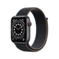 Apple Watch SE GPS + Cellular, 44mm Space Gray Aluminium Case with Charcoal Sport Loop