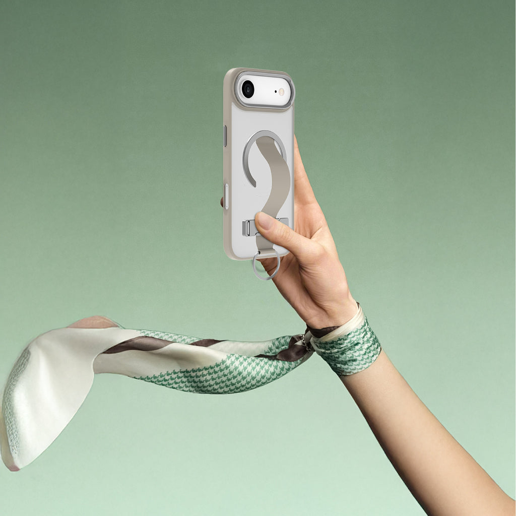 LZEL MagMatte Grip Case for iPhone Air | Titanium